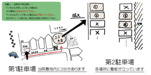 駐車場｜厚木キジュ動物病院
